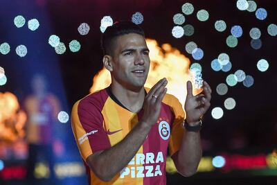 Radamel Falcao García, jugador del Galatasaray de Turquía.