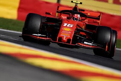 Charles Leclerc saldrá primero en el Gran Premio de Bélgica.