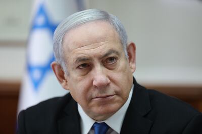 El primer ministro en funciones, Benjamín Netanyahu.