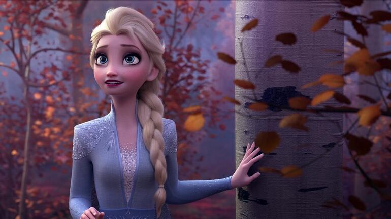 La reina Elsa (Idina Menzel) en "Frozen II".