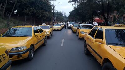 taxistas en P. Presidente