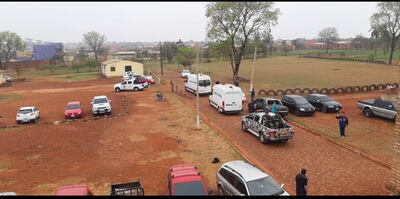 Extreman seguridad para traslados de reos en Pedro Juan Caballero.