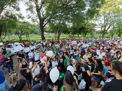 Los ciudadanos se movilizaron ayer en Minga Guazú y Ciudad del Este para exigir justicia por el rapto de la niña Naidelin.