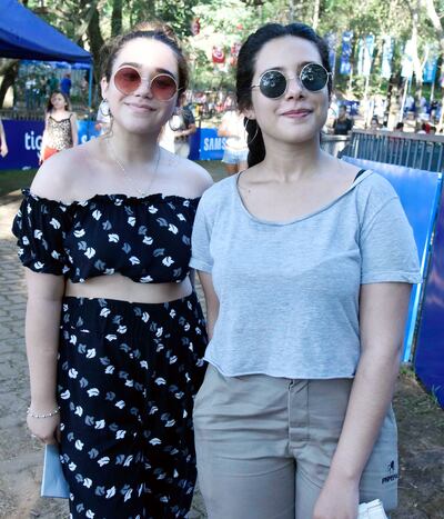 Yanela y Brenda Farías.