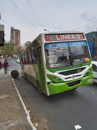 Colectivo de la Línea 6.