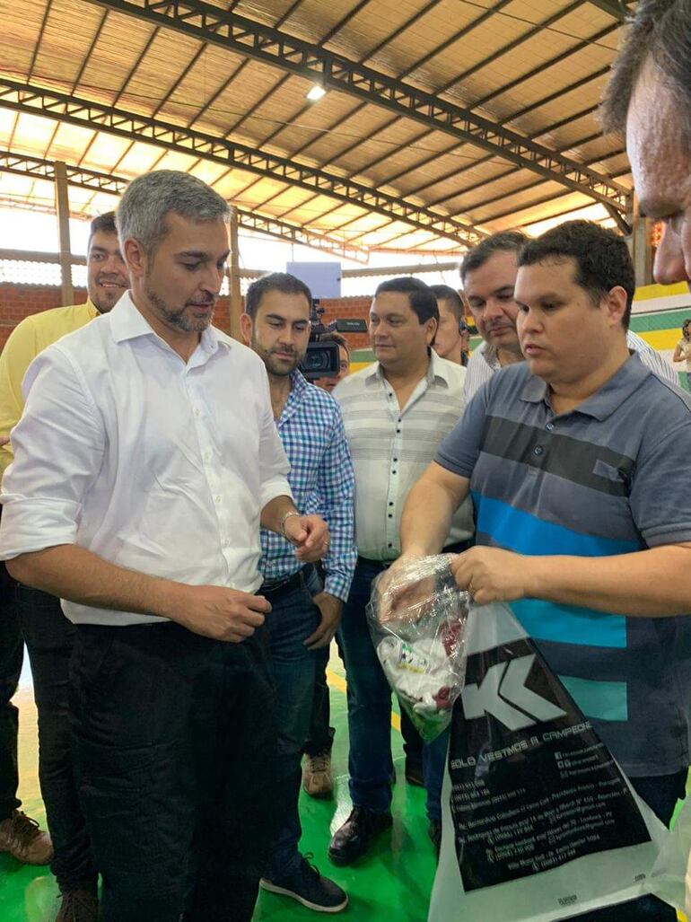 Inauguración de polideportivo en San Juan, MIsiones
