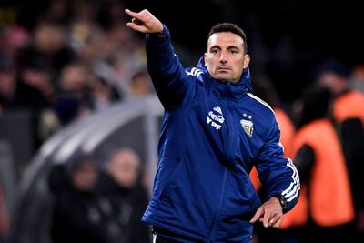 Lionel Scaloni, DT de Argentina.