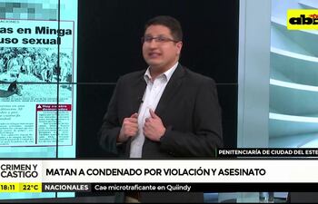 Matan a condenado por violación y asesinato