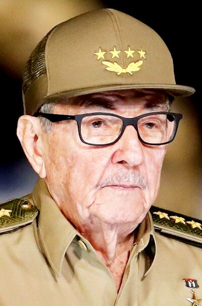 Raúl Castro, dictador comunista de Cuba.