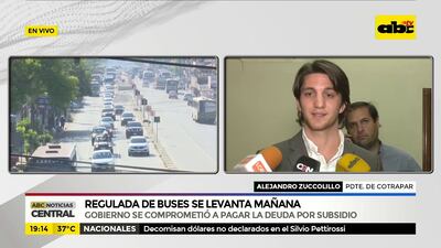 Regulada de buses se levanta mañana