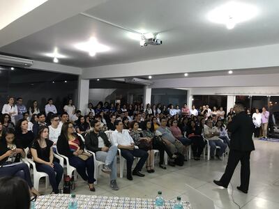 Presentación de concurso de proyectos científicos en Pedro Juan Caballero.