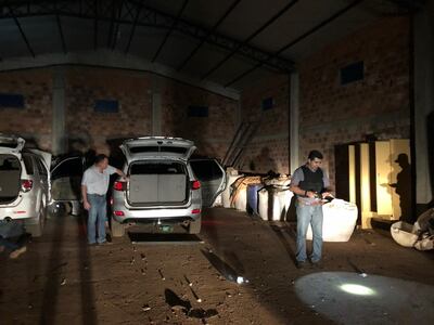 Ciudad del Este: Desbaratan supuesta organización criminal que planeaba asaltar transportadores de caudales / Gentileza.