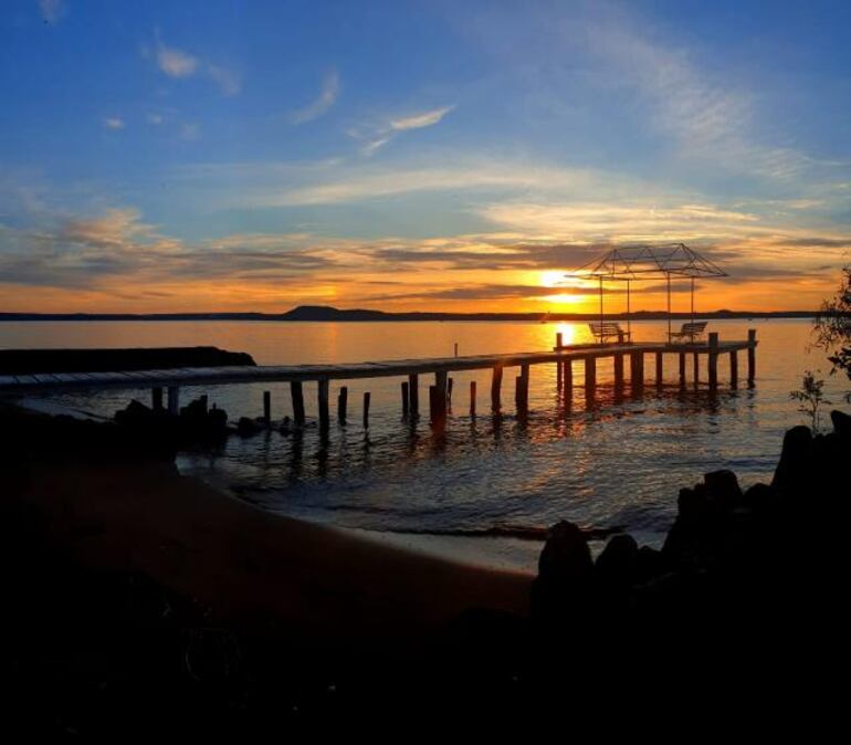 El lago que inspir&oacute; la guarania Recuerdos de Ypacara&iacute;. Marta Escurra / ABC Color.