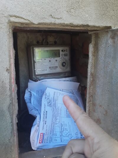 Uno de los nuevos medidores.