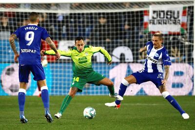 Alavés le ganó al Eibar en la Liga.