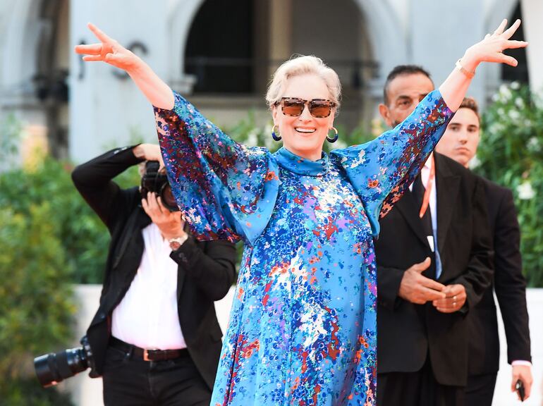 La actriz Meryl Streep llegó a Venecia para la presentación de la película "The Laundromat", sobre los "Papeles de Panamá".