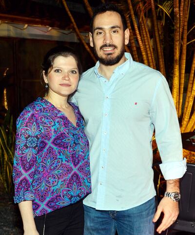 Nayi Yege y Carlos Fernández.