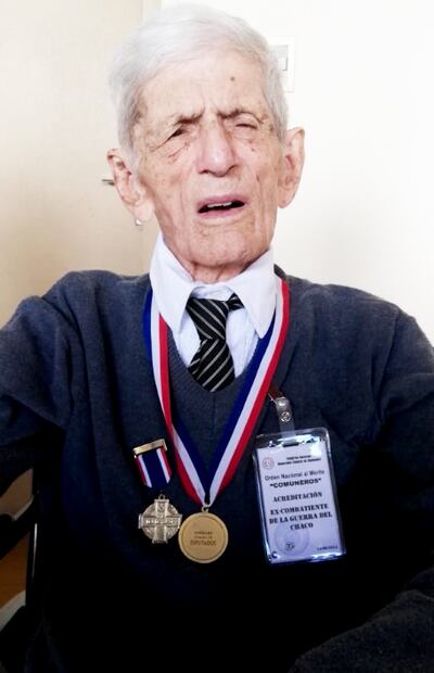 Falleció ayer Juan Bautista Rojas Coronel, de 104 años.
