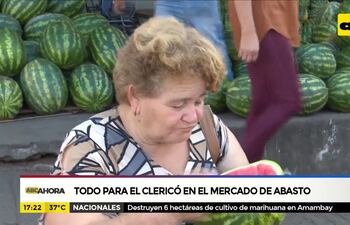 Todo para el clericó en el mercado de abasto