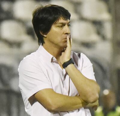 Daniel Garnero, el entrenador de Olimpia.