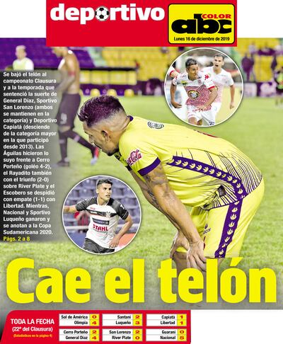 Cae el telón