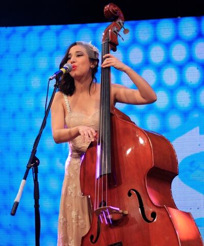 Natalia Mendoza es la cantante del grupo.