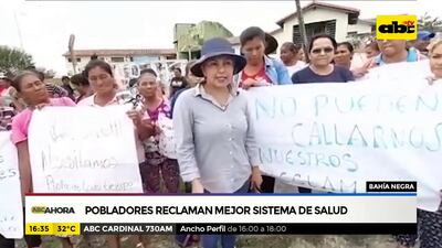 Pobladores de Bahía Negra reclaman mejor sistema de salud