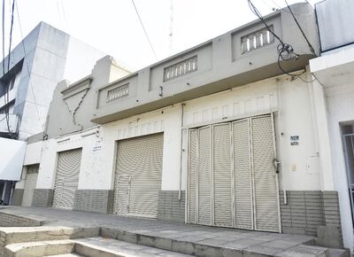 El edificio en el que supuestamente funcionaba la empresa.