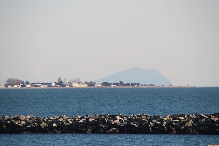 Vista del extremo sur de la península de Tsawwassen, en Canadá.