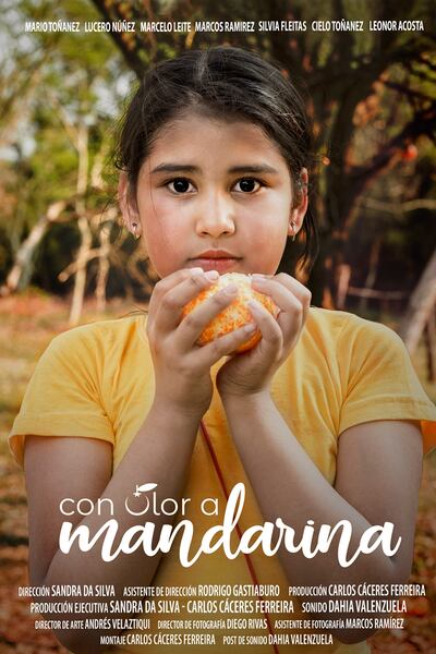 Afiche de "Con olor a mandarina".