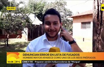 Denuncian error en lista de fugados