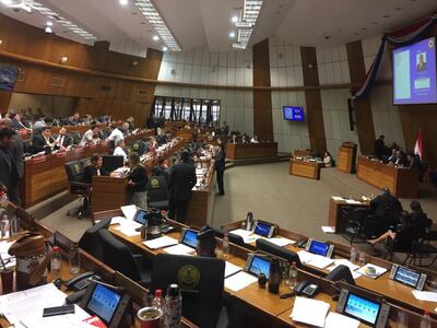 Sesión del Senado, hoy.