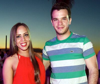 Lesly Pedrozo y José Pagliaro.