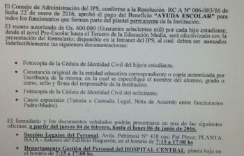 el-comunicado-del-ips-informa-del-privilegio-para-los-funcionarios-con-hijos-en-edad-escolar--192713000000-1427023.jpg