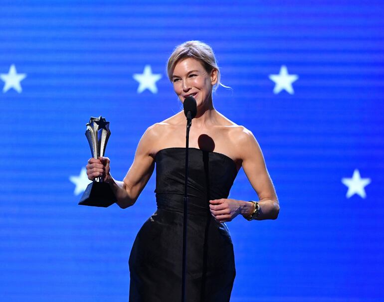 Renée Zellweger recibió el premio a Mejor Actriz por "Judy"