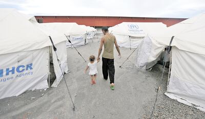 Campamento de refugiados venezolanos en Brasil. Alrededor de 4,5 millones de personas han huido de Venezuela.