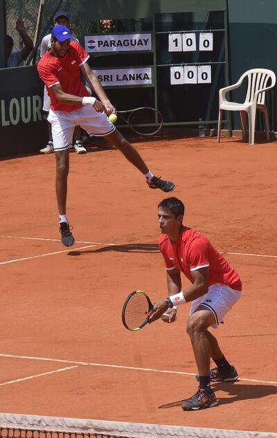 Ayed Zatar y Juan Borba se encargaron ayer de confirmar el tercer punto.