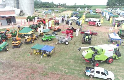 En el sector de maquinarias estuvieron presentes 11 firmas mostrando lo último en tecnología para los productores.