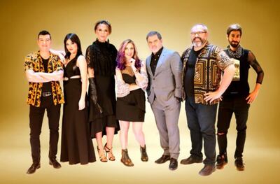 El elenco paraguayo que llevará a escena la obra “La santa paz”.