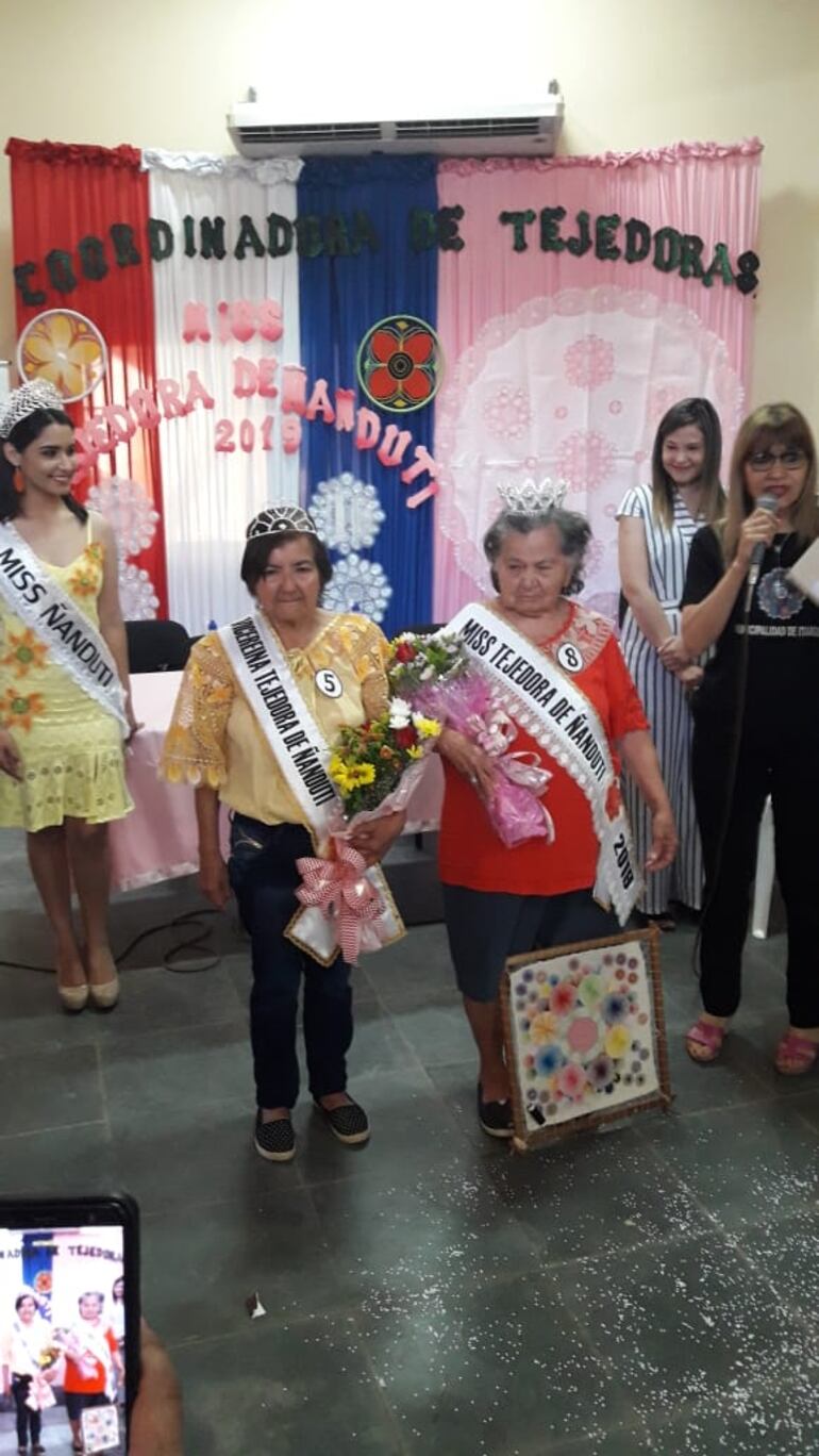 Fue electa la vicerreina doña Tomasa Coronel (i) de 65 años.