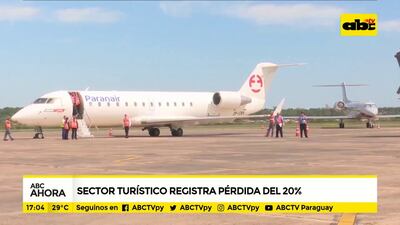Sector turístico registrará pérdida del 20%