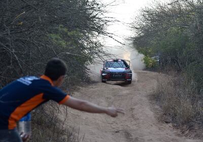 Diego Domínguez tuvo que abandonar la competencia en la segunda etapa.
