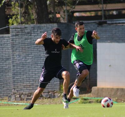 Olimpia entrenó este miércoles en la Villa.