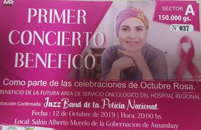 Octubre Rosa en Pedro Juan Caballero.