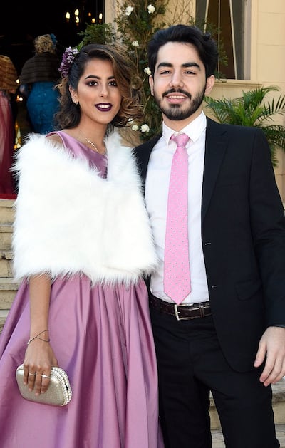 Fátima Cáceres Arar y Franco Bellucci.