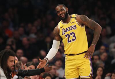 LeBron James, Los Angeles Lakers.