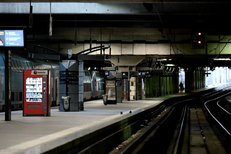 Huelga en Francia contra la reforma del sistema de pensiones.