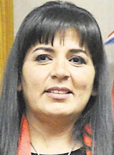 Del Pilar Medina (ANR, cartista), diputada. Está imputada por violar supuestamente la medida sanitaria.