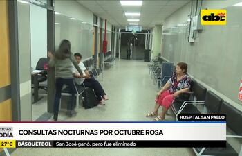 Consultas nocturnas por octubre Rosa