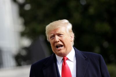 Donald Trump, presidente de los Estados Unidos.